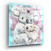 Koala Glass Wall Art.
